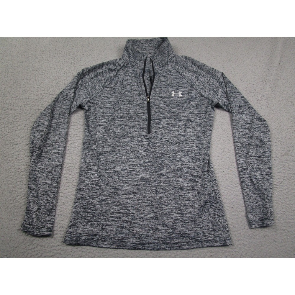 Under‎ Armour Sweater Womens Small Gray Activewear Pullover Gym Running Training
